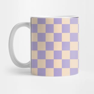 lavender checkerboard Mug